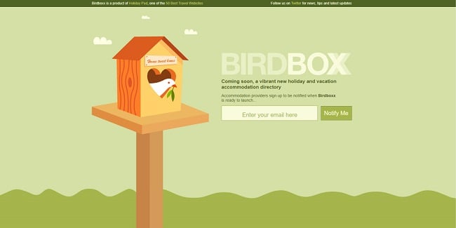 Bird-Box - SeedProd Bird Box coming soon page example