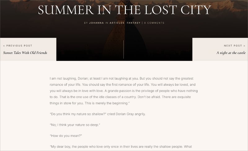 bookwise-blog-post - SeedProd Bookwise single blog post layout featuring author bio and reader-friendly typography.