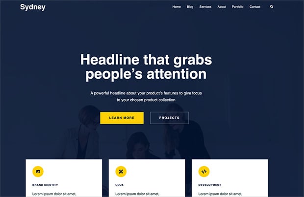 Best WordPress Theme for Business Websites: Sydney