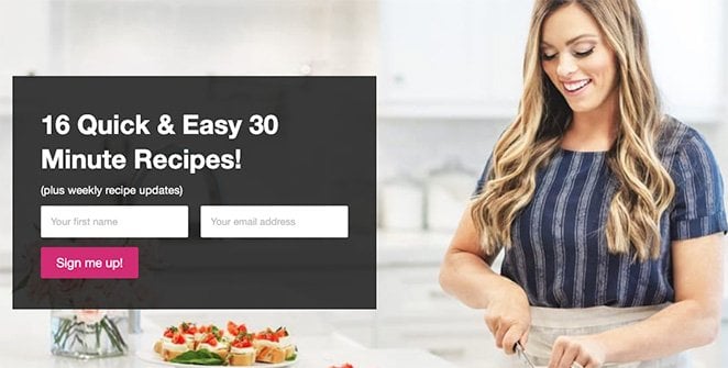 the-recipe-critic-optin-form - SeedProd Blog newsletter sign up form