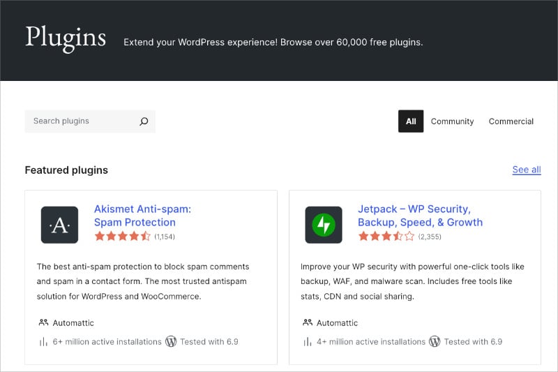 WordPress-plugins-library - SeedProd WordPress plugin directory illustrating how service businesses can add booking, forms, and client tools