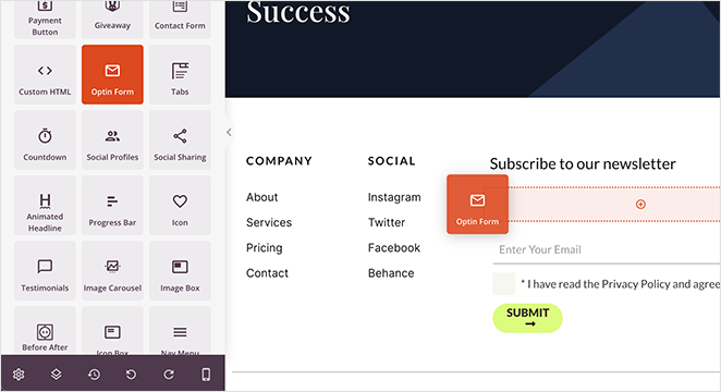 about-page-opt-in-form - SeedProd Add an opt-in form to your about us page to collect email addresses