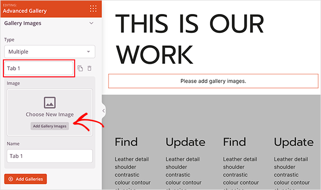 add multiple galleries to WordPress with SeedProd
