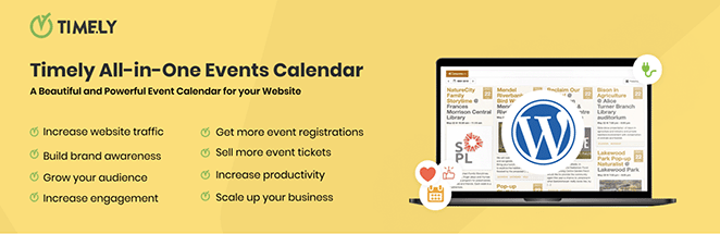 All in One Events Calendar plugin interface