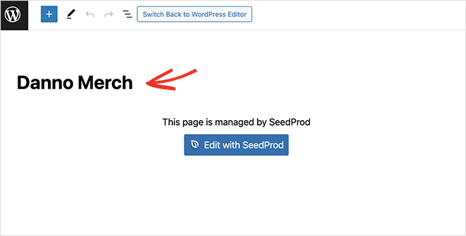 change-page-title-wordpress - SeedProd Change page title in WordPress
