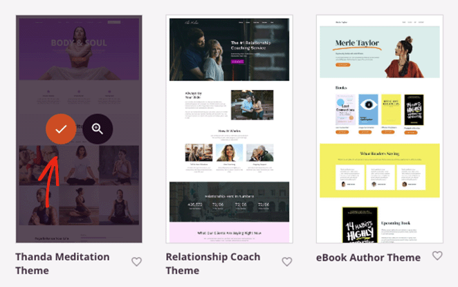 choose-theme-template-kit - SeedProd Choose a theme template kit