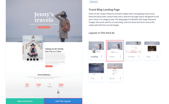 Divi Layout packs