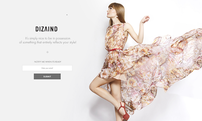 Dizaind. - SeedProd Dizaind coming soon page example