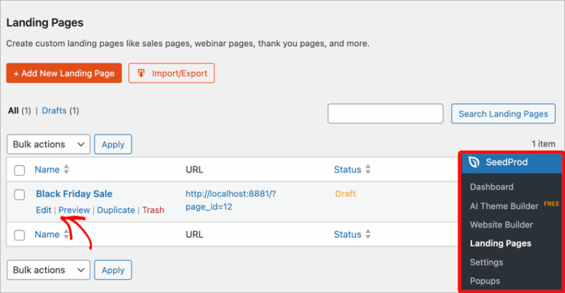 edit-seedprod-page - SeedProd