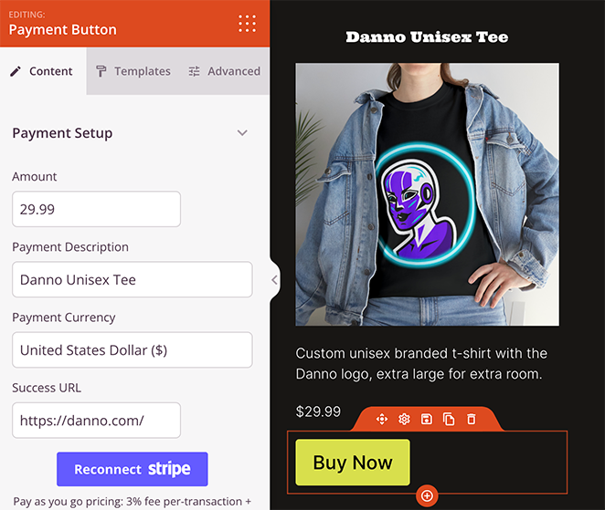payment-button-setup - SeedProd Payment button setup
