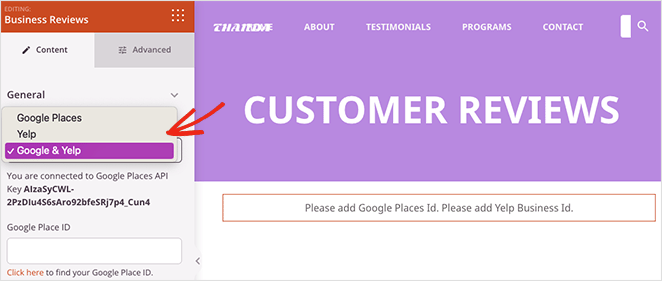 review-source-seedprod - SeedProd Embed Google and Yelp reviews in a single feed WordPress