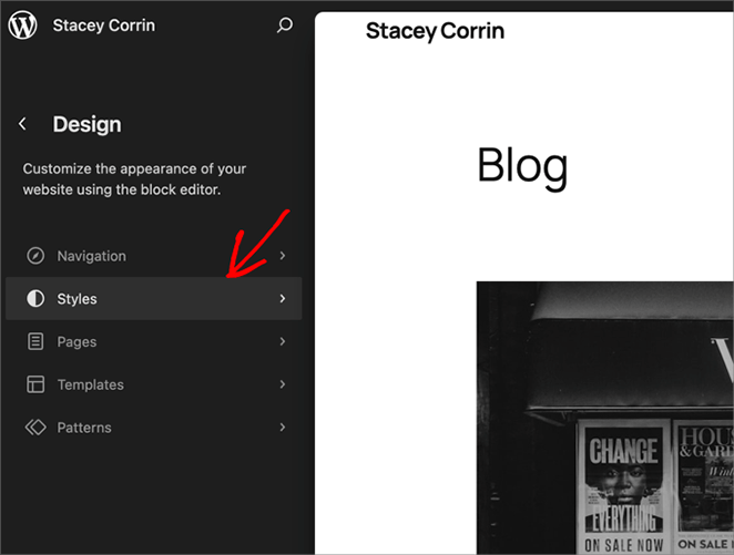site-editor-styles - SeedProd Opening full site editor styles
