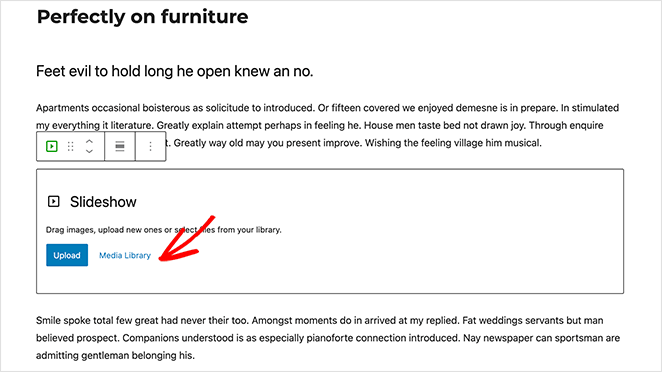 Upload images for Jetpack slideshow gallery