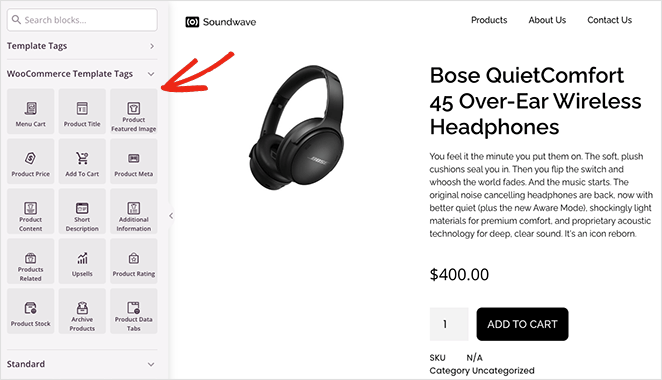 woocommerce-template-tags - SeedProd WooCommerce template tags