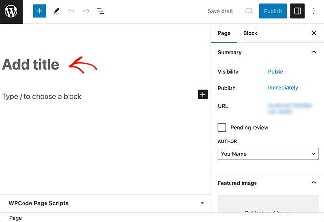 WordPress-page-title - SeedProd Example of a WordPress page title section