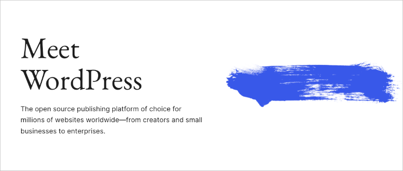 WordPressorg - SeedProd WordPress.org homepage showing the open-source website platform for service businesses